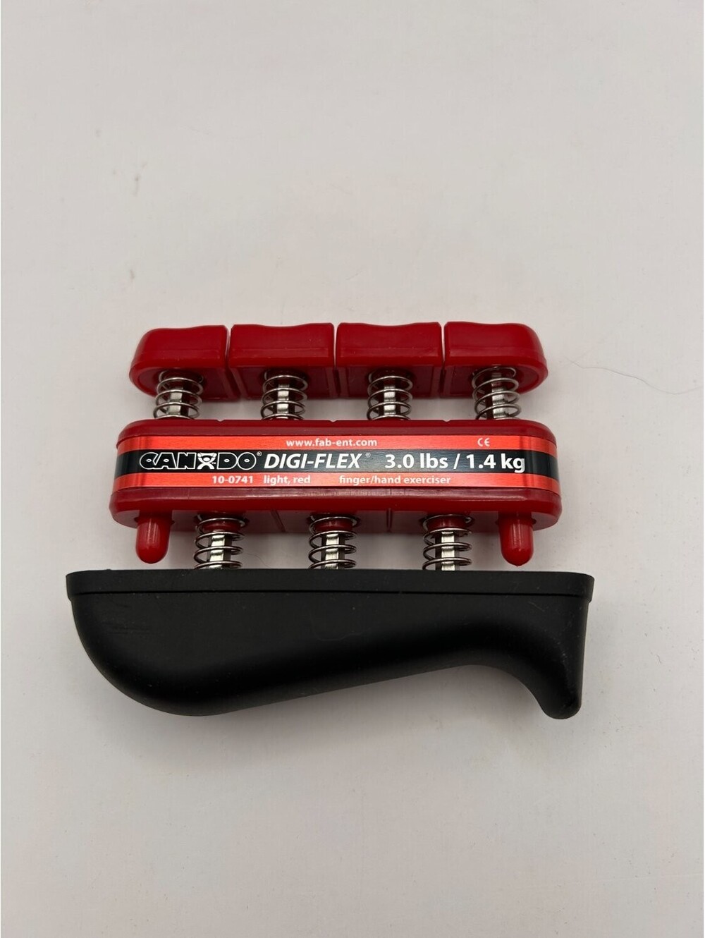 CanDo Digi-Flex Finger Hand Exerciser Red Light 3.0 lbs 1.4 kg Grip 10-0741